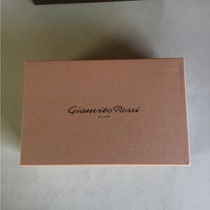 GIANVITO ROSSI EMPTY SHOE BOX SOME LOGO TISSUE SIDE LABEL ATTACH